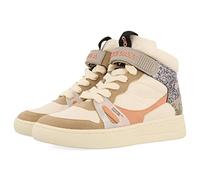 Sneakers Abotinadas Blancas con Detalles para Mujer gaibau