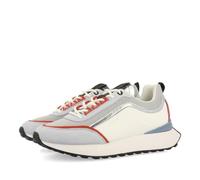 Sneakers Blancas con Detalles Azules para Mujer BALLAGAT