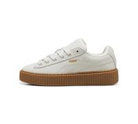 Sneakers Creeper PHATTY Nubuck 396813_ Cuero Blanco, Color blanco., 37 EU