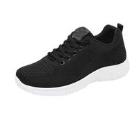 Sneakers Damen Slip on Sportschuhe Bequeme Und Atmungsaktive Laufschuhe Lightweight Joggingschuhe Freizeitschuhe BarfußSchuhe Outdoor Fitness Walkingschuhe Trekkingschuhe, negro, 41