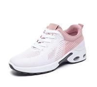 Sneakers for Women, Lightweight Breathable Non-Slip Walking Shoes with Shock-Absorbing Comfort for Daily Commuting Travel and Outdoor Activities (Pink,41)