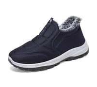 Sneakers Hombre Espesar Bota Hombre Cómodo y Cálido Invierno Zapatillas Running Casuales Botas Ligeras Zapatillas Deportivas Antideslizantes Zapatos De Moda Para Caminar Exteriores, azul, 44 EU