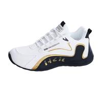 Sneakers Homme de Cuir Basket Homme Running Velo Route Blanche Chaussure de Securite Legere Basquetas Zapatillas y Zapatos de Sport Zapatos de Senderismo Caminar Zapato ortopédico Basquette, 01 Beige