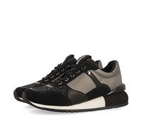 Sneakers Monocolor Plomo con Base de Nylon y Piso de Media cuña para Mujer ebenau
