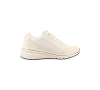 Skechers Mujer Billion Flex Luxe Up Zapatillas Deportivas, Natural Duraleather Suede Mesh, 39 EU