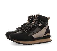 Sneakers Negras Tipo botín montañero con Detalles para Mujer ferney