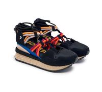 Sneakers Negras Tipo Espadrille con cuña para Mujer Tulare