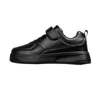 Sneakers Niños Zapatillas Casuales cómodo Resistente Bajas Shoe Unisex Deportiva colegial Hook and Loop Shoes Zapato Charol niña Piel