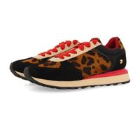Sneakers Piel Estampado Leopardo Nokomis