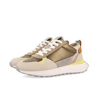 Sneakers Retro Doradas con Detalles para Mujer Selkirk