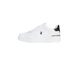 SNEAKERS UOMO RALPH LAUREN MASTERS CRT LTHBLACK/WHITE