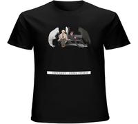 Sneaky Good Omens Men's T Shirts Crowley Aziraphale Ineffable Go David Tennant Angel Men Tops Pure Cotton Black S