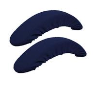 SNGUOQ 1 par de Almohadillas for reposabrazos Silla Oficina, Fundas extraíbles for para Oficinas,Dalas De Reuniones(Dark Blue)