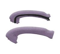 SNGUOQ 1 par de Fundas universales for reposabrazos Silla, Color sólido, con Cremallera, elásticas, for Ordenador y Oficina para Oficinas,Dalas De Reuniones(Purple)