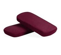 SNGUOQ 2 Fundas de Esponja for reposabrazos Silla, for Codos y antebrazos, for Oficina en casa, 4 Colores para Oficinas,Dalas De Reuniones(Red)