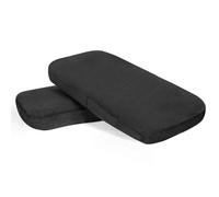 SNGUOQ 2 Fundas de Esponja for reposabrazos Silla, for Codos y antebrazos, for Oficina en casa, 4 Colores para Oficinas,Dalas De Reuniones(Black)