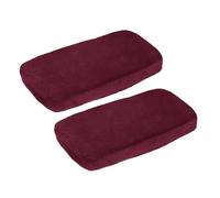 SNGUOQ 2 Fundas de Esponja for reposabrazos Silla Oficina, Kit Soporte for Codos y antebrazos para Oficinas,Dalas De Reuniones(Red)