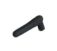 SNGUOQ 2 fundas de silicona for manija puerta, anticolisión, antideslizantes y seguridad Para Puertas Interiores Y Exteriores(Black)