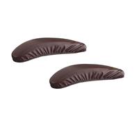 SNGUOQ 2 Fundas elásticas for sillas, Guantes de Agarre, Cuero for reposabrazos Silla, Suaves for, útiles for el hogar, Color Liso para Oficinas,Dalas De Reuniones(Wine Red)