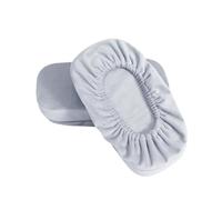 SNGUOQ 2 Fundas for reposabrazos, Cojines for Silla de Escritorio, Funda for sillón, for Codos y antebrazos para Oficinas,Dalas De Reuniones(Grey)