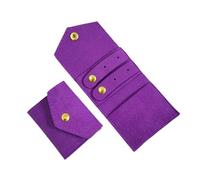 SNGUOQ 2 uds bolsa de joyería Mini almacenamiento portátil bolso Para Guardar Joyas(Purple)
