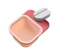 SNGUOQ Bandeja de basura giratoria for escritorio, cubo tamaño pequeño, ampliamente aplicado, útil debajo la Mesa, for, 1 Uds Para Oficina,Hogar(Pink)