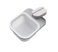 SNGUOQ Bandeja de basura giratoria for escritorio, cubo tamaño pequeño, ampliamente aplicado, útil debajo la Mesa, for, 1 Uds Para Oficina,Hogar(White)