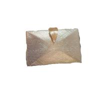 SNGUOQ Bolso de Cena con Hebilla de Hoja Dorada a la Moda for Mujer, Bolso de Mano con Cadena, Bolso de Noche, Bolso de Vestir, Bolso de Fiesta for graduación para Evento, Citas
