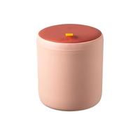 SNGUOQ Mini cubo de basura for oficina, cesta organizadora mesa, suministros, caja barril artículos diversos, 2 uds Para Oficina,Hogar(Pink)