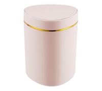 SNGUOQ Papelera pequeña de escritorio con tapa, cesta basura compacta for mesa dormitorio, 1 Uds Para Oficina,Hogar(Pink)