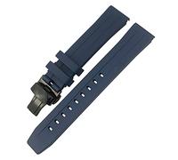 SNHHNSW 1853 Seastar T120 T114 Bracelet de montre en caoutchouc souple noir bleu 19 mm 20 mm