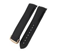 SNHHNSW 20 mm de 21 mm 22 mm Pulsera de reloj para 300 600 600 planeta Océano plegable Correa de hebilla Nylon Silicona Fluorine Reloj de goma