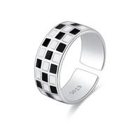 SNHHNSW Anillo anillo joyas mujeres hombres para el corazón abre ajustable