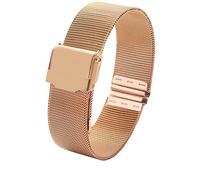 SNHHNSW Bracelet de montre milanais simple femme 12 13 14 15 16 17 18 19 20 22 mm en métal tissé tendance bracelet montre DW AR