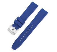SNHHNSW Correa de silicona para la banda de reloj de arco de extremo curvado de ciudadanos para un brazalete de impermeable suave de 20 mm 22 mm
