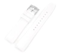 SNHHNSW Correa de silicona para la banda de reloj de arco de extremo curvado de ciudadanos para un brazalete de impermeable suave de 20 mm 22 mm
