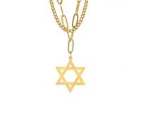 SNHHNSW JZWCHQ Collar Colgante Cadena Hombres Mujeres Joyería Collar De Doble Capa Mujer