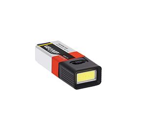 SNICKER: Antorcha LED COB de 50 lúmenes con batería de 9V