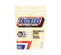 Snicker White Protein Powder (455g) Chocolate blanco, caramelo y cacahuete - Proteínas - Concentrado de proteína de suero