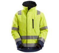 Snickers AllroundWork Hi-Vis 37.5® trabajo aislanteitchaqueta, clase 3, EN 20471 HV-amarillo-azul marino XS