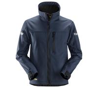 Snickers AllroundWork softshell trabajoitchaqueta azul marino-negro 3XL