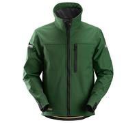 Snickers AllroundWork softshell trabajoitchaqueta verde bosque-negro M