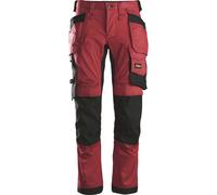 Snickers AllroundWork Stretch Arbeitshose wit Holster pockets Chilli/black 258