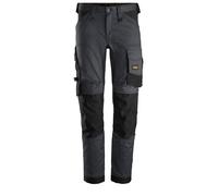 Snickers AllroundWork trabajo elásticoitpantalón corto, EN 14404 acero gris-negro 100