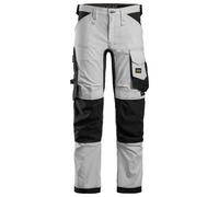 Snickers AllroundWork trabajo elásticoitpantalón corto, EN 14404 blanco-negro 100
