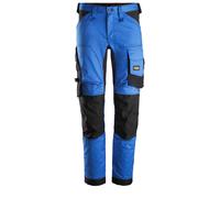 Snickers AllroundWork trabajo elásticoitpantalones cortos, EN 14404 azul-negro 150