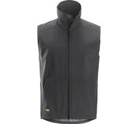 Snickers Arbeitsweste AllroundWork, chaleco cortaviento soft shell gris acero XS