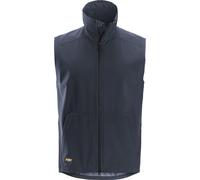 Snickers Arbeitsweste AllroundWork, chaleco soft shell cortaviento Azul marino XL