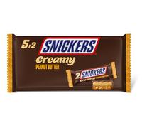 Snickers Barra de chocolate cremoso con leche, caramelo y mantequilla de maní, 182 g