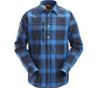 Snickers Camisa de manga larga AllroundWork, camisa aislante Azul/Azul Marino XS